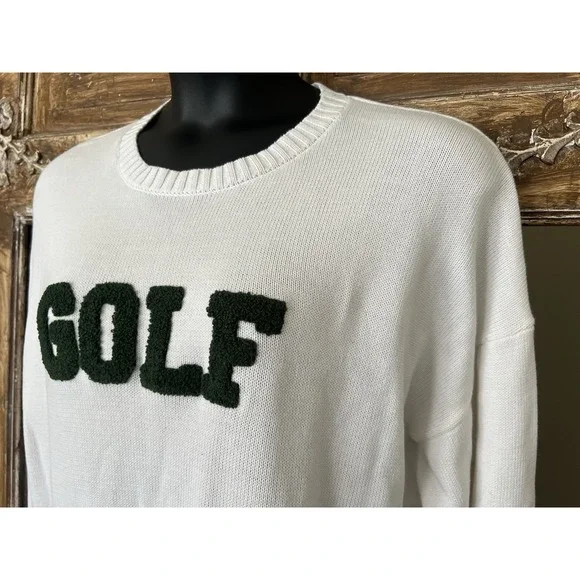 Emerson Street Clothing GOLf Sweater 100% Cotton Women's Size XL - Picture 5 of 9